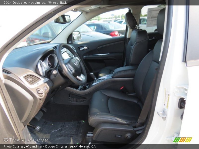 White / Black 2014 Dodge Journey Limited