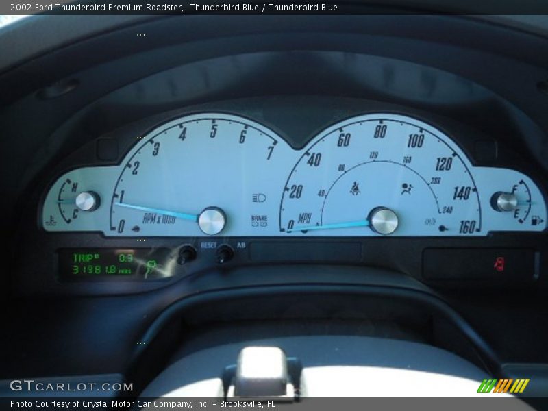  2002 Thunderbird Premium Roadster Premium Roadster Gauges