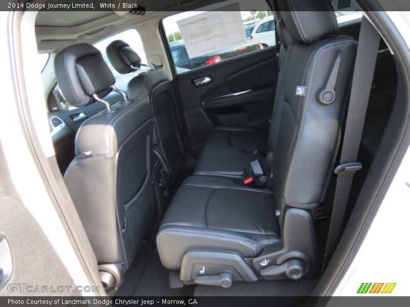White / Black 2014 Dodge Journey Limited