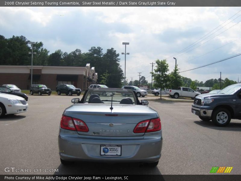 Silver Steel Metallic / Dark Slate Gray/Light Slate Gray 2008 Chrysler Sebring Touring Convertible