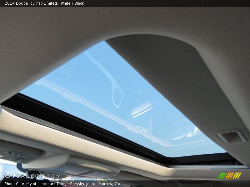 White / Black 2014 Dodge Journey Limited