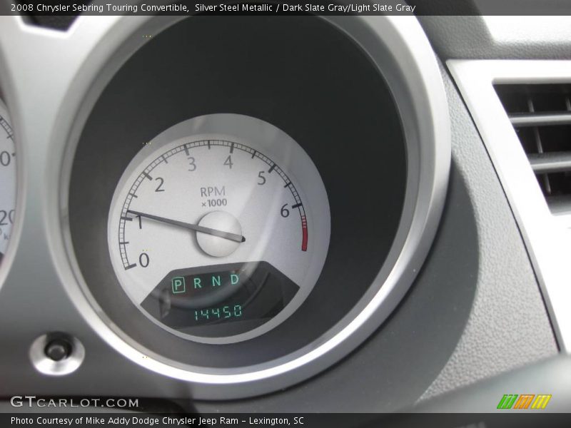 Silver Steel Metallic / Dark Slate Gray/Light Slate Gray 2008 Chrysler Sebring Touring Convertible