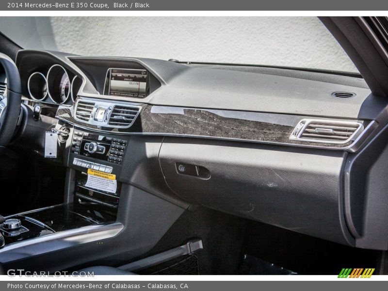 Black / Black 2014 Mercedes-Benz E 350 Coupe