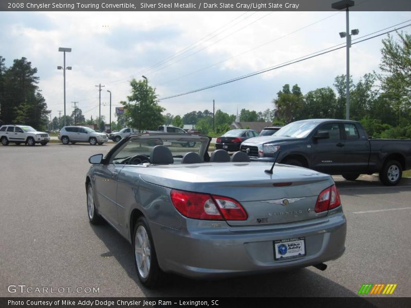 Silver Steel Metallic / Dark Slate Gray/Light Slate Gray 2008 Chrysler Sebring Touring Convertible