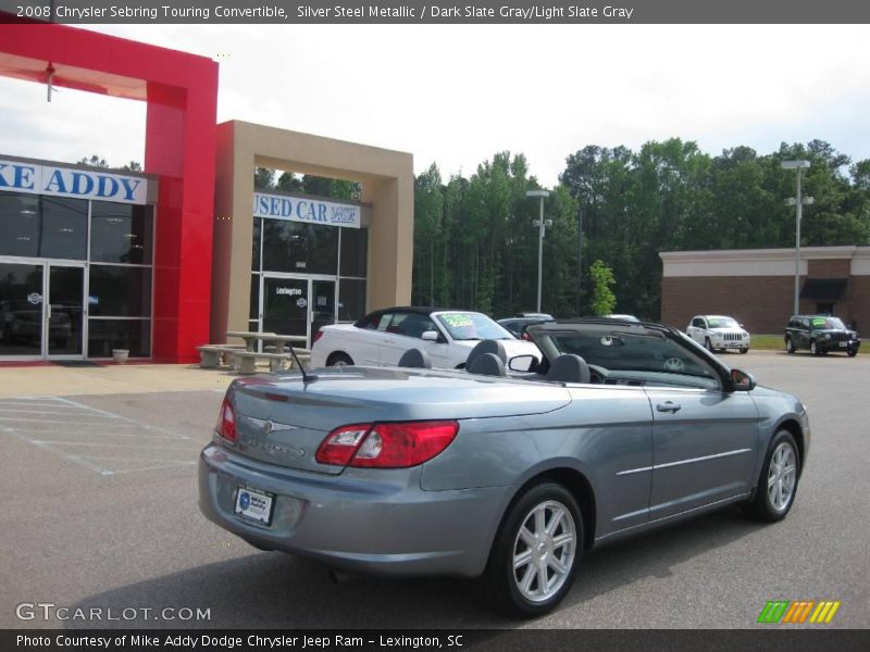 Silver Steel Metallic / Dark Slate Gray/Light Slate Gray 2008 Chrysler Sebring Touring Convertible