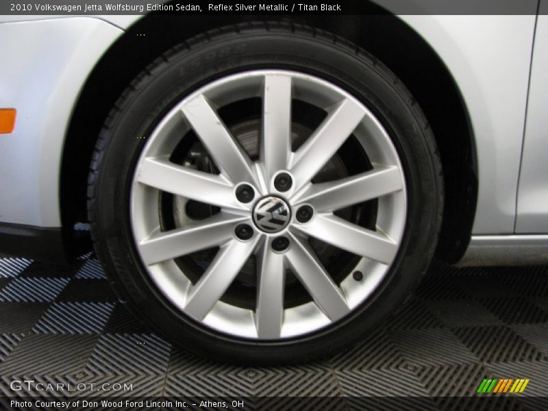 Reflex Silver Metallic / Titan Black 2010 Volkswagen Jetta Wolfsburg Edition Sedan