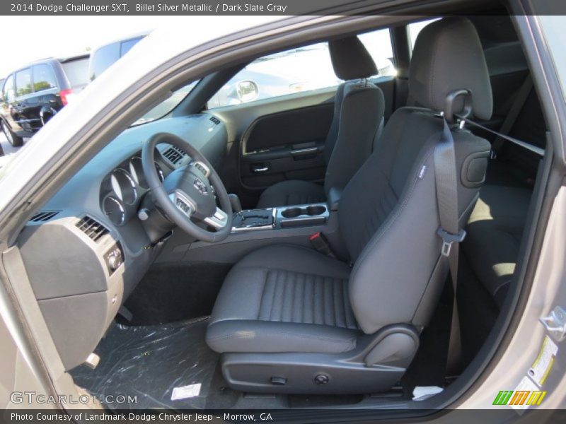 Front Seat of 2014 Challenger SXT