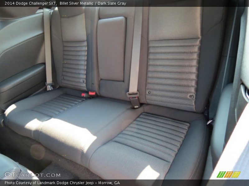 Rear Seat of 2014 Challenger SXT