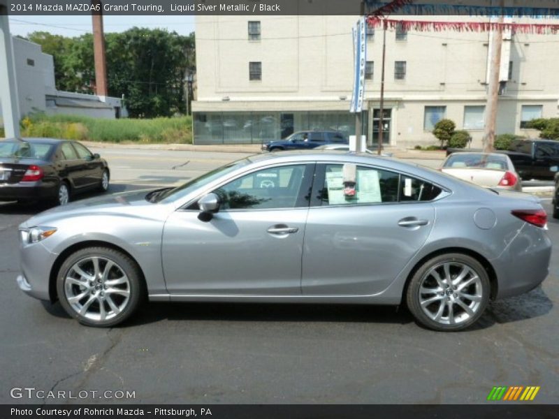 Liquid Siver Metallic / Black 2014 Mazda MAZDA6 Grand Touring