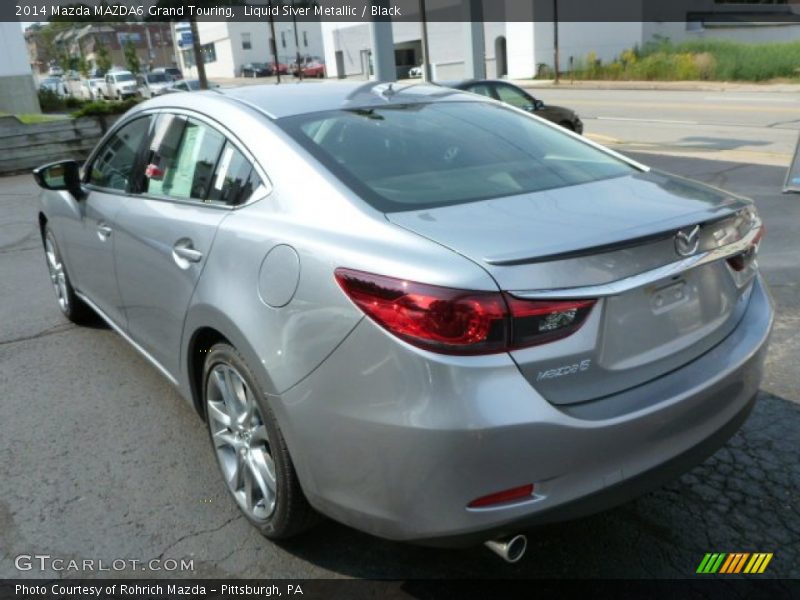Liquid Siver Metallic / Black 2014 Mazda MAZDA6 Grand Touring