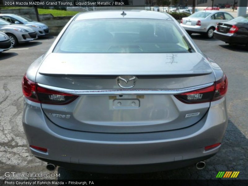 Liquid Siver Metallic / Black 2014 Mazda MAZDA6 Grand Touring