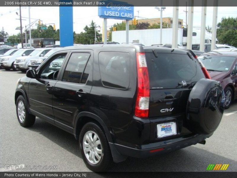 Nighthawk Black Pearl / Black 2006 Honda CR-V SE 4WD