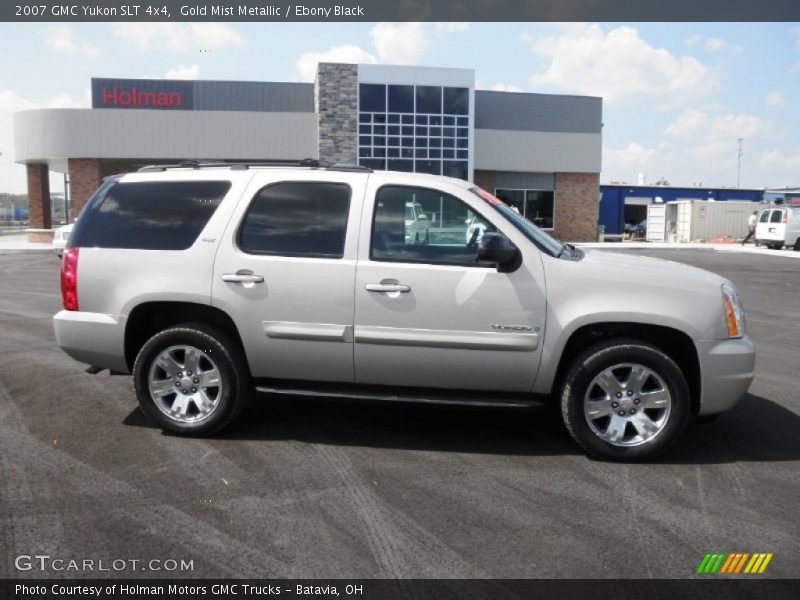 Gold Mist Metallic / Ebony Black 2007 GMC Yukon SLT 4x4