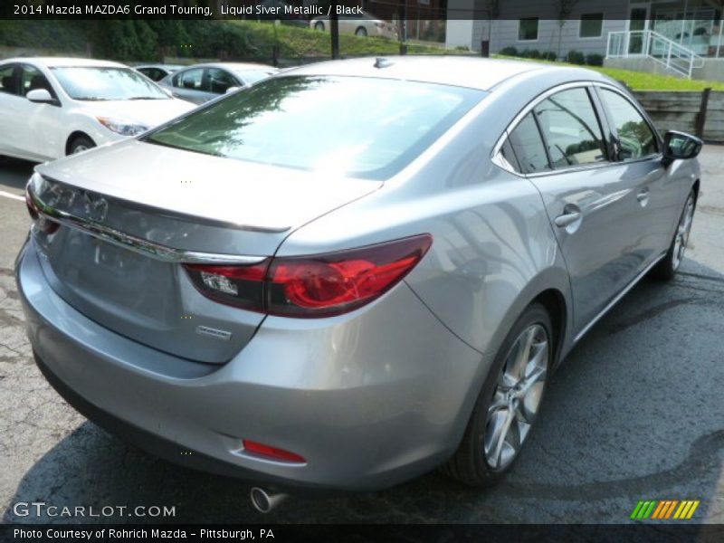 Liquid Siver Metallic / Black 2014 Mazda MAZDA6 Grand Touring