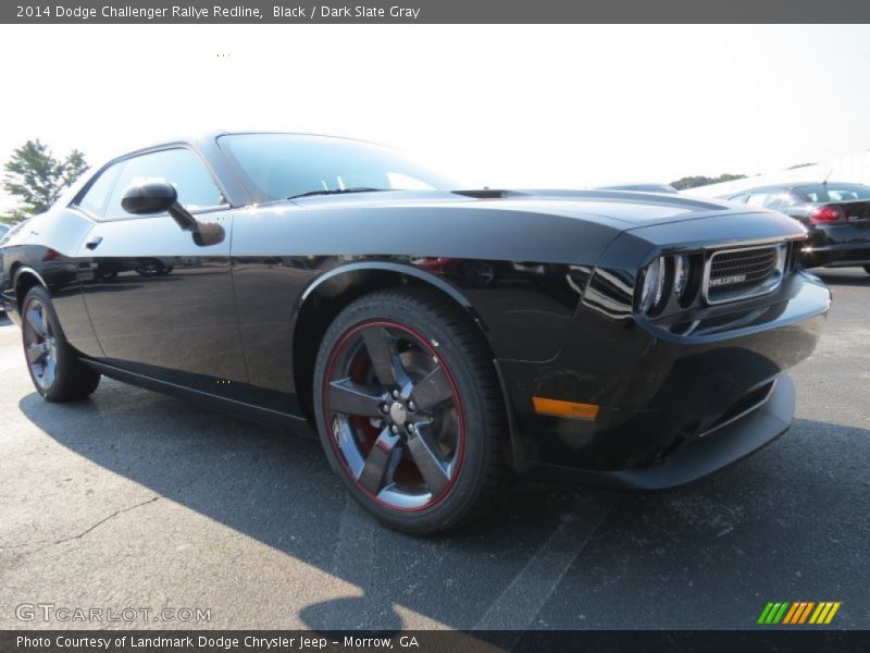 Black / Dark Slate Gray 2014 Dodge Challenger Rallye Redline