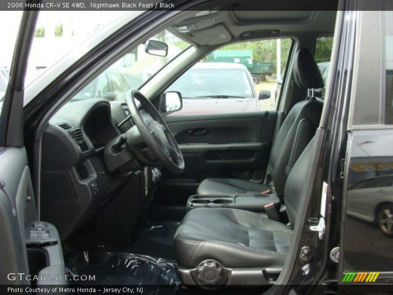 Nighthawk Black Pearl / Black 2006 Honda CR-V SE 4WD