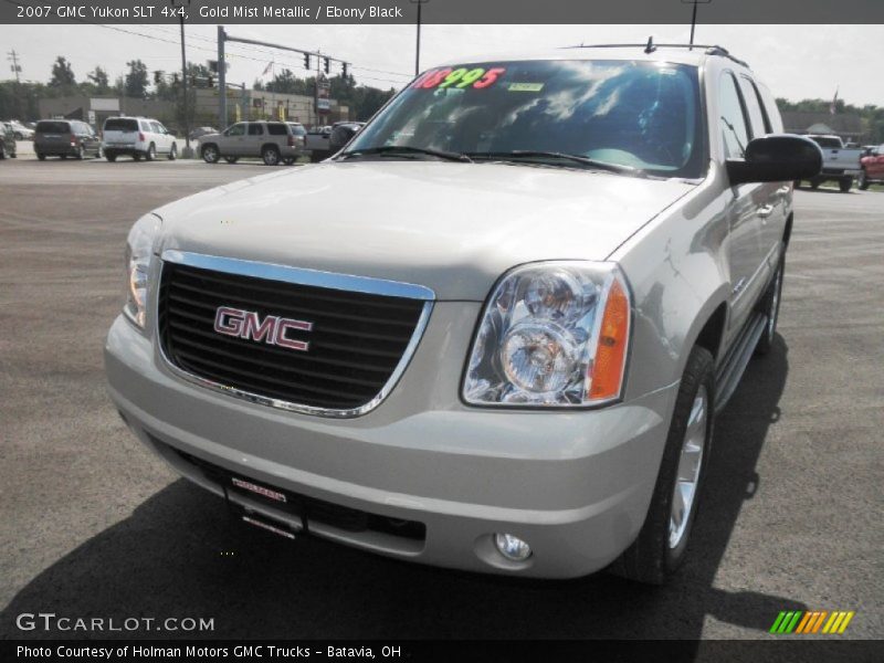 Gold Mist Metallic / Ebony Black 2007 GMC Yukon SLT 4x4