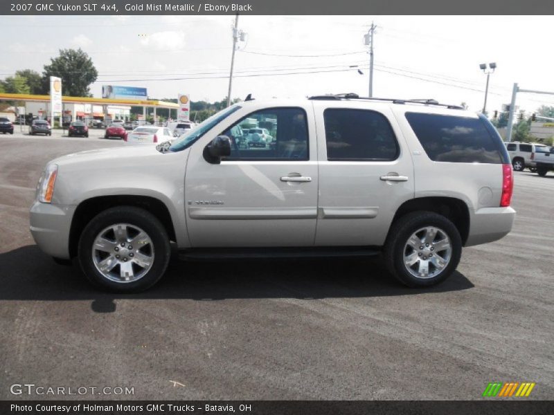 Gold Mist Metallic / Ebony Black 2007 GMC Yukon SLT 4x4