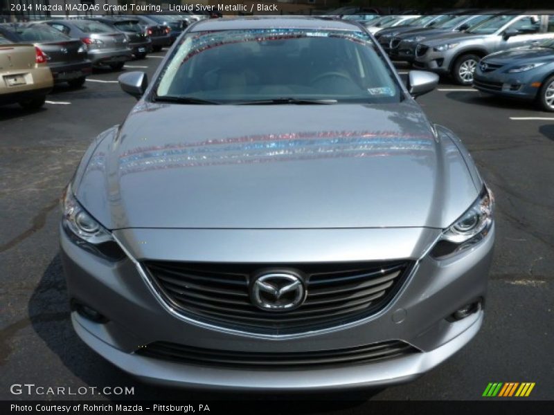 Liquid Siver Metallic / Black 2014 Mazda MAZDA6 Grand Touring