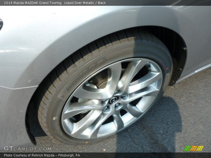 Liquid Siver Metallic / Black 2014 Mazda MAZDA6 Grand Touring