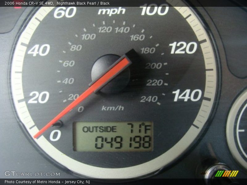 Nighthawk Black Pearl / Black 2006 Honda CR-V SE 4WD