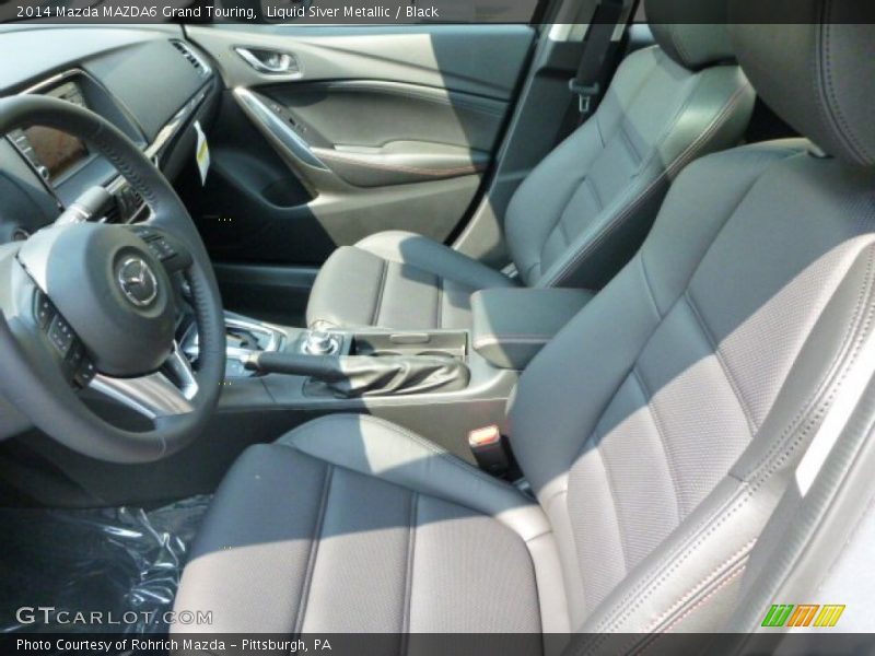 Liquid Siver Metallic / Black 2014 Mazda MAZDA6 Grand Touring