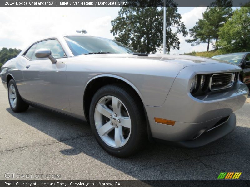 Billet Silver Metallic / Dark Slate Gray 2014 Dodge Challenger SXT