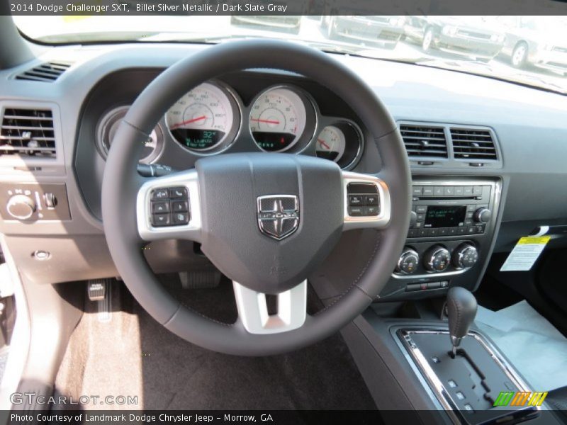 Billet Silver Metallic / Dark Slate Gray 2014 Dodge Challenger SXT