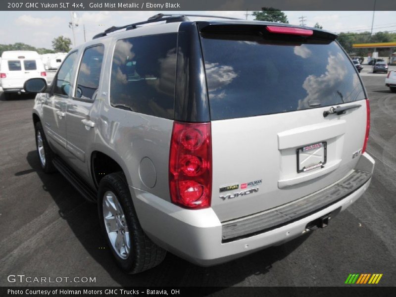 Gold Mist Metallic / Ebony Black 2007 GMC Yukon SLT 4x4