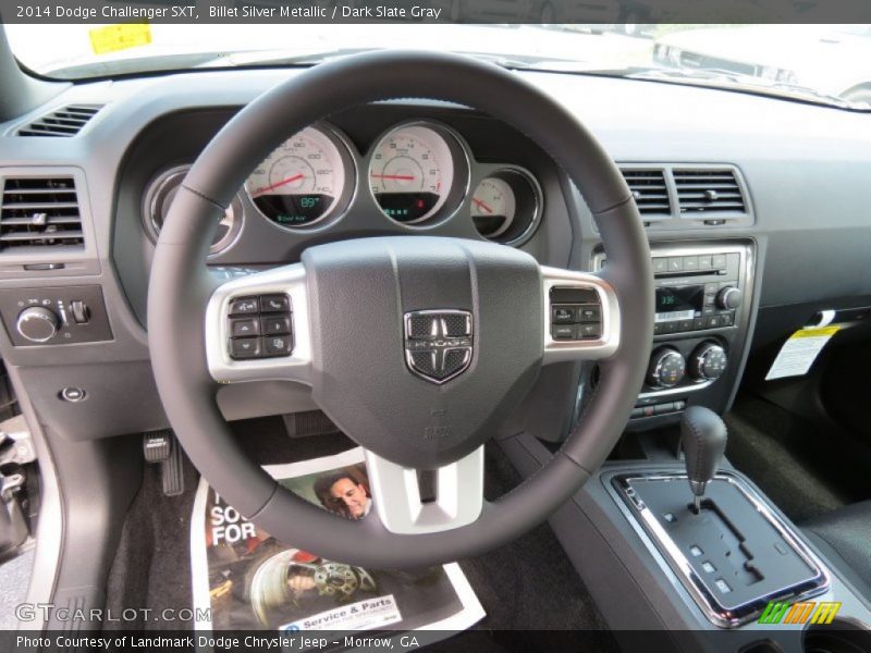 Billet Silver Metallic / Dark Slate Gray 2014 Dodge Challenger SXT