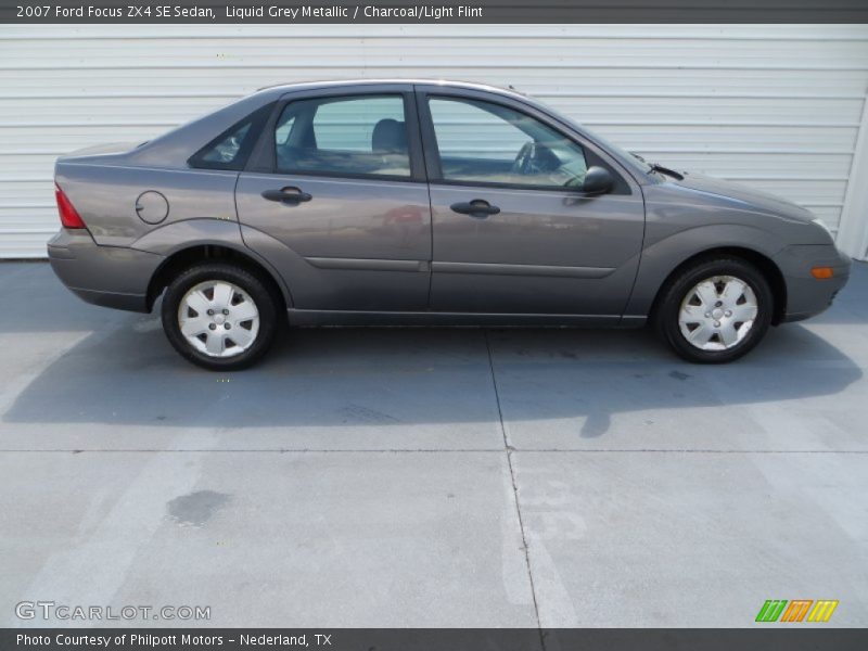Liquid Grey Metallic / Charcoal/Light Flint 2007 Ford Focus ZX4 SE Sedan