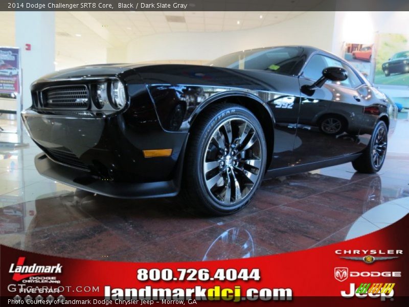 Black / Dark Slate Gray 2014 Dodge Challenger SRT8 Core