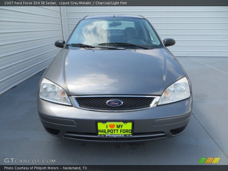 Liquid Grey Metallic / Charcoal/Light Flint 2007 Ford Focus ZX4 SE Sedan