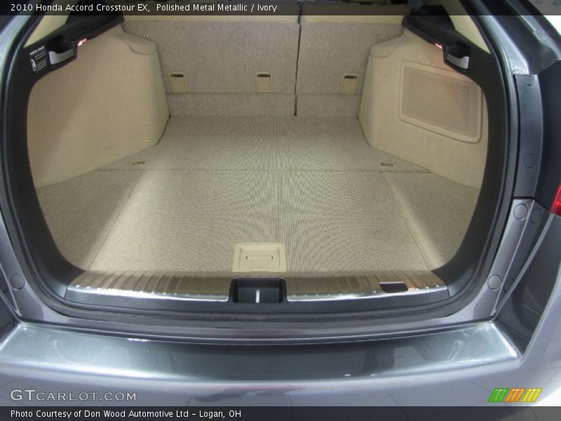 Polished Metal Metallic / Ivory 2010 Honda Accord Crosstour EX