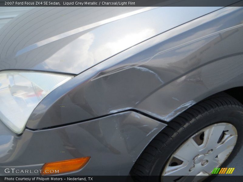 Liquid Grey Metallic / Charcoal/Light Flint 2007 Ford Focus ZX4 SE Sedan