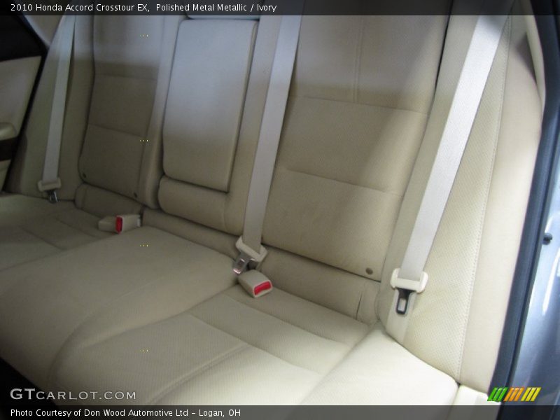 Polished Metal Metallic / Ivory 2010 Honda Accord Crosstour EX