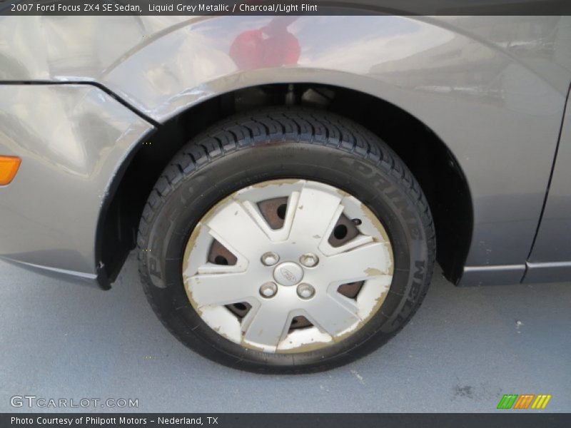 Liquid Grey Metallic / Charcoal/Light Flint 2007 Ford Focus ZX4 SE Sedan