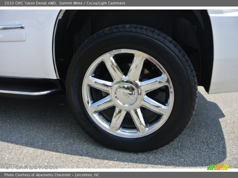 Summit White / Cocoa/Light Cashmere 2010 GMC Yukon Denali AWD