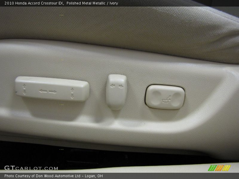 Polished Metal Metallic / Ivory 2010 Honda Accord Crosstour EX