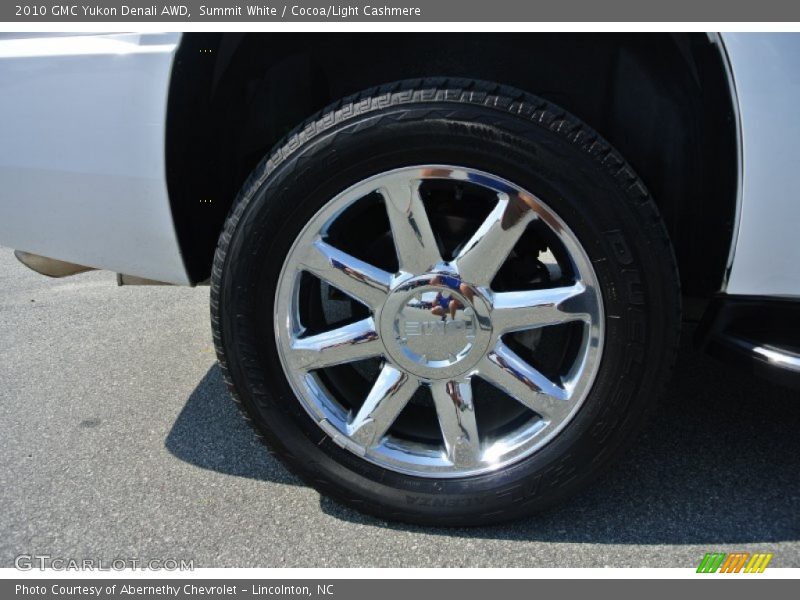 Summit White / Cocoa/Light Cashmere 2010 GMC Yukon Denali AWD