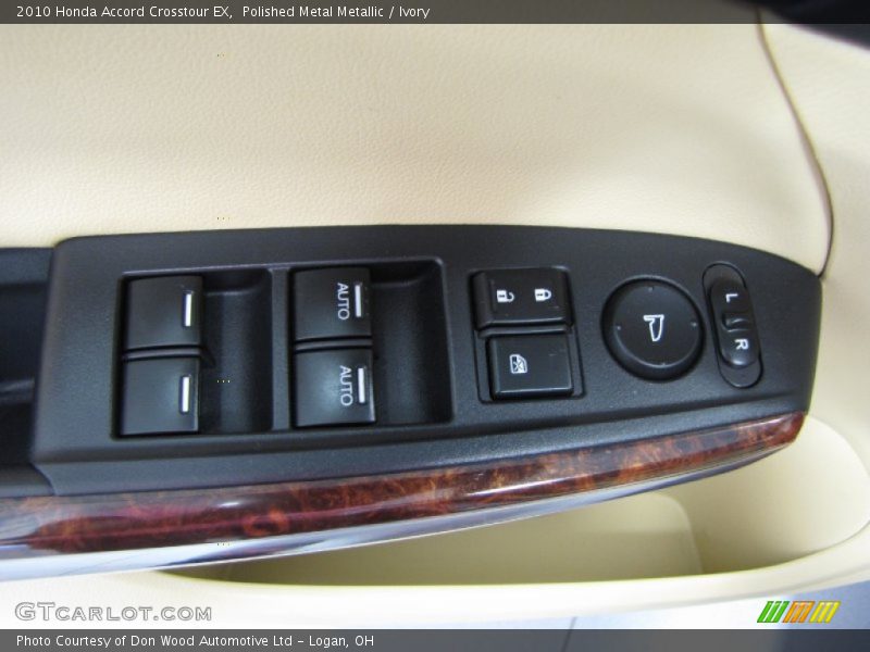 Polished Metal Metallic / Ivory 2010 Honda Accord Crosstour EX