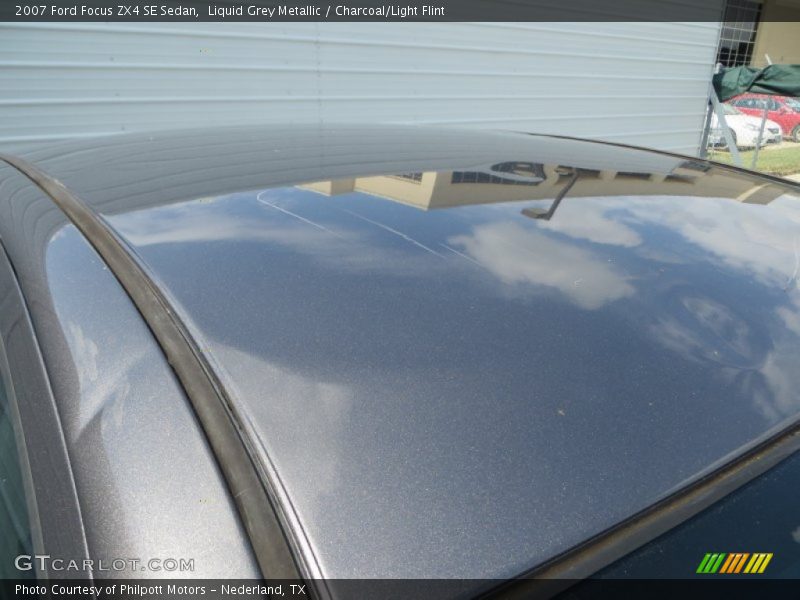 Liquid Grey Metallic / Charcoal/Light Flint 2007 Ford Focus ZX4 SE Sedan