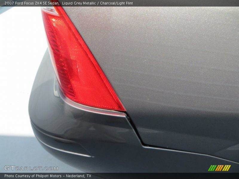 Liquid Grey Metallic / Charcoal/Light Flint 2007 Ford Focus ZX4 SE Sedan