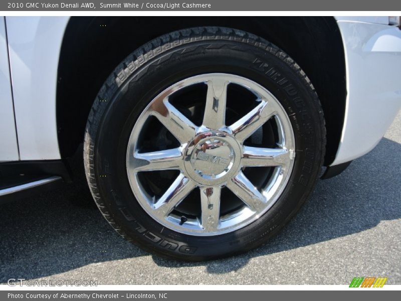 Summit White / Cocoa/Light Cashmere 2010 GMC Yukon Denali AWD