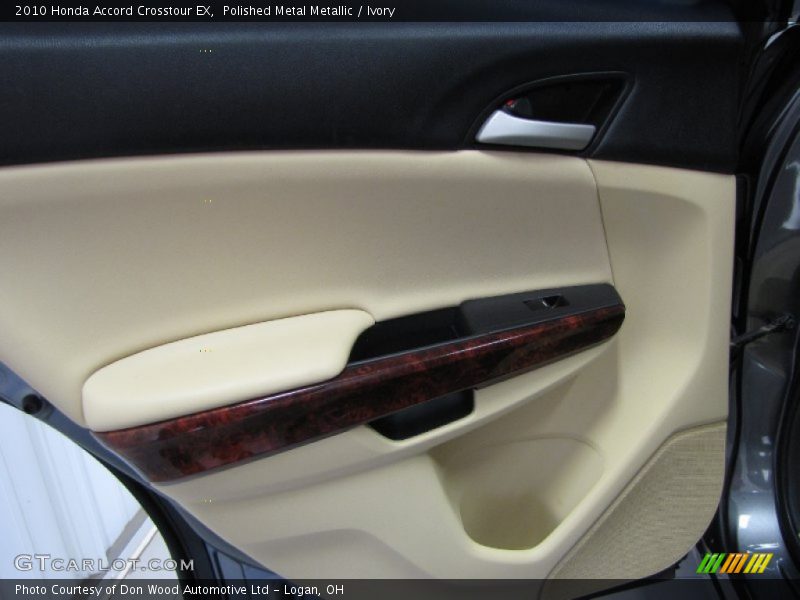 Polished Metal Metallic / Ivory 2010 Honda Accord Crosstour EX
