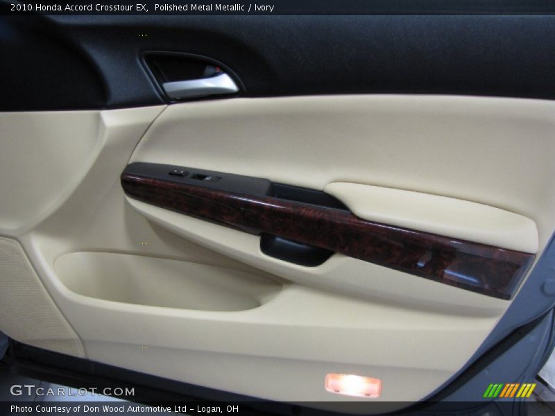 Polished Metal Metallic / Ivory 2010 Honda Accord Crosstour EX