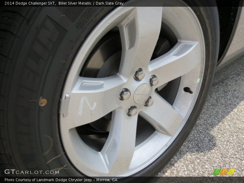 Billet Silver Metallic / Dark Slate Gray 2014 Dodge Challenger SXT