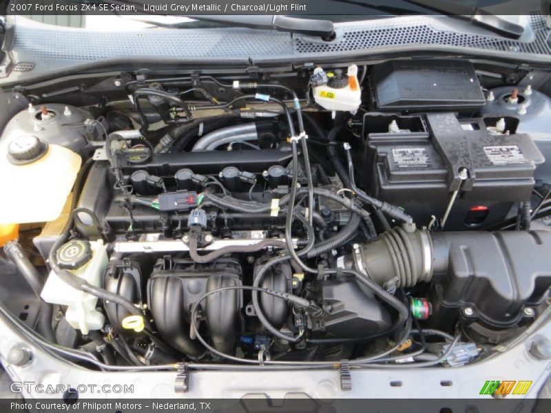 Liquid Grey Metallic / Charcoal/Light Flint 2007 Ford Focus ZX4 SE Sedan