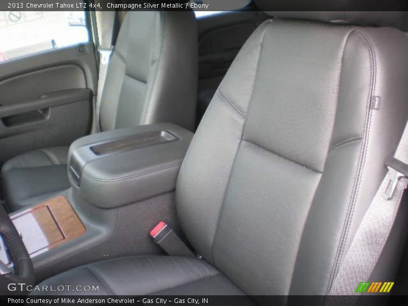 Champagne Silver Metallic / Ebony 2013 Chevrolet Tahoe LTZ 4x4