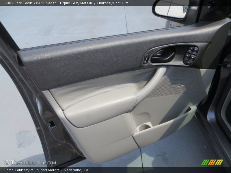 Liquid Grey Metallic / Charcoal/Light Flint 2007 Ford Focus ZX4 SE Sedan